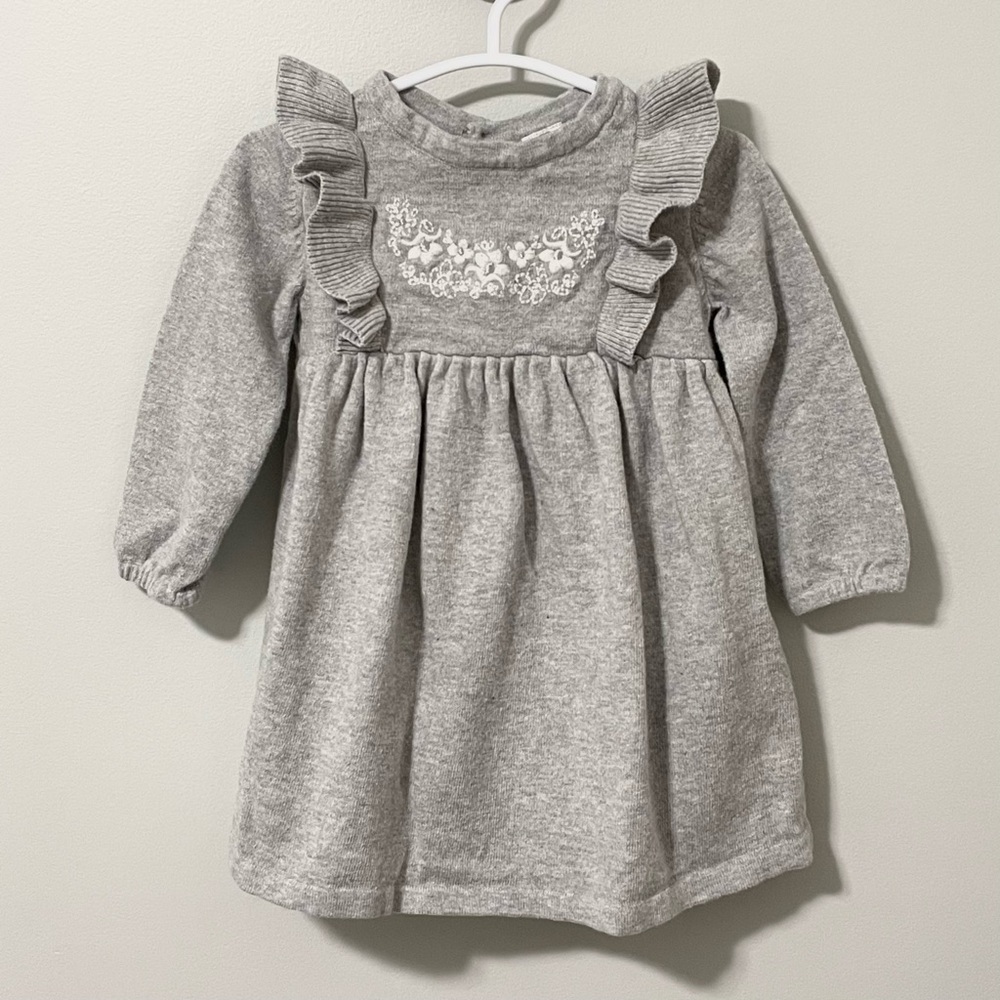 Carters Long Sleeve 100% Cotton knit Dress
9M